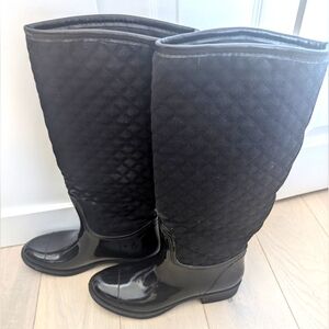 Next Direct Rubber Boots with Quilted Top